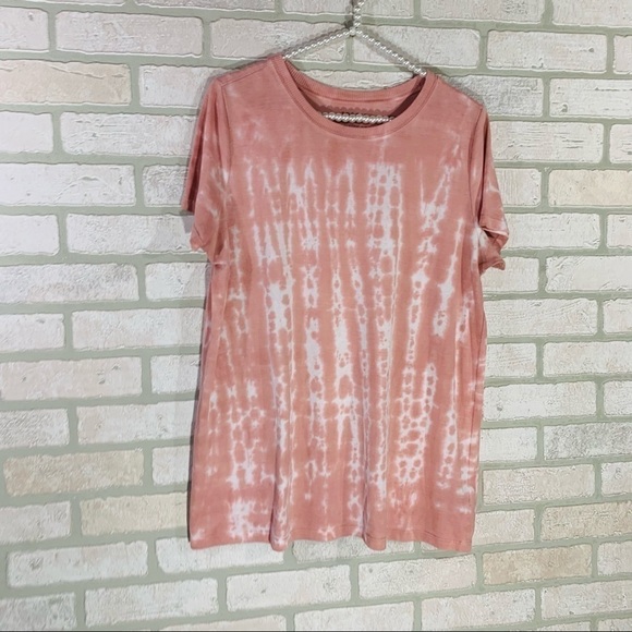 Torrid Vintage Short Sleeve Tee in Tie Dye Dusty Rose Size 00 - Picture 5 of 11